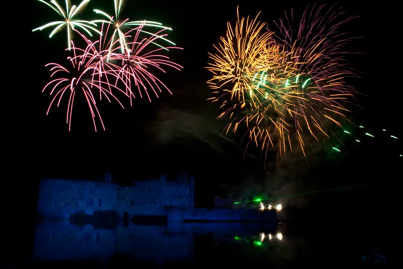 Leeds Castle Fireworks 2009
