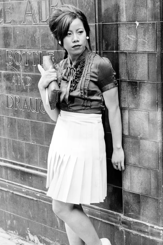 A photoshoot with Teju Gurung